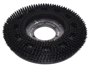 Soft 020 Black Nylon Bristle Rotary Scrub Brush